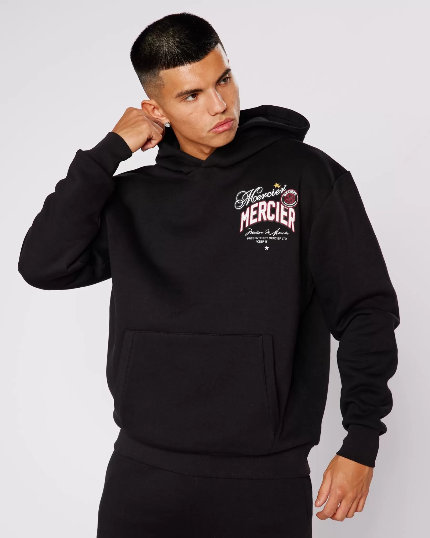 Cheap Mercier Black Guerrilla Hoodie