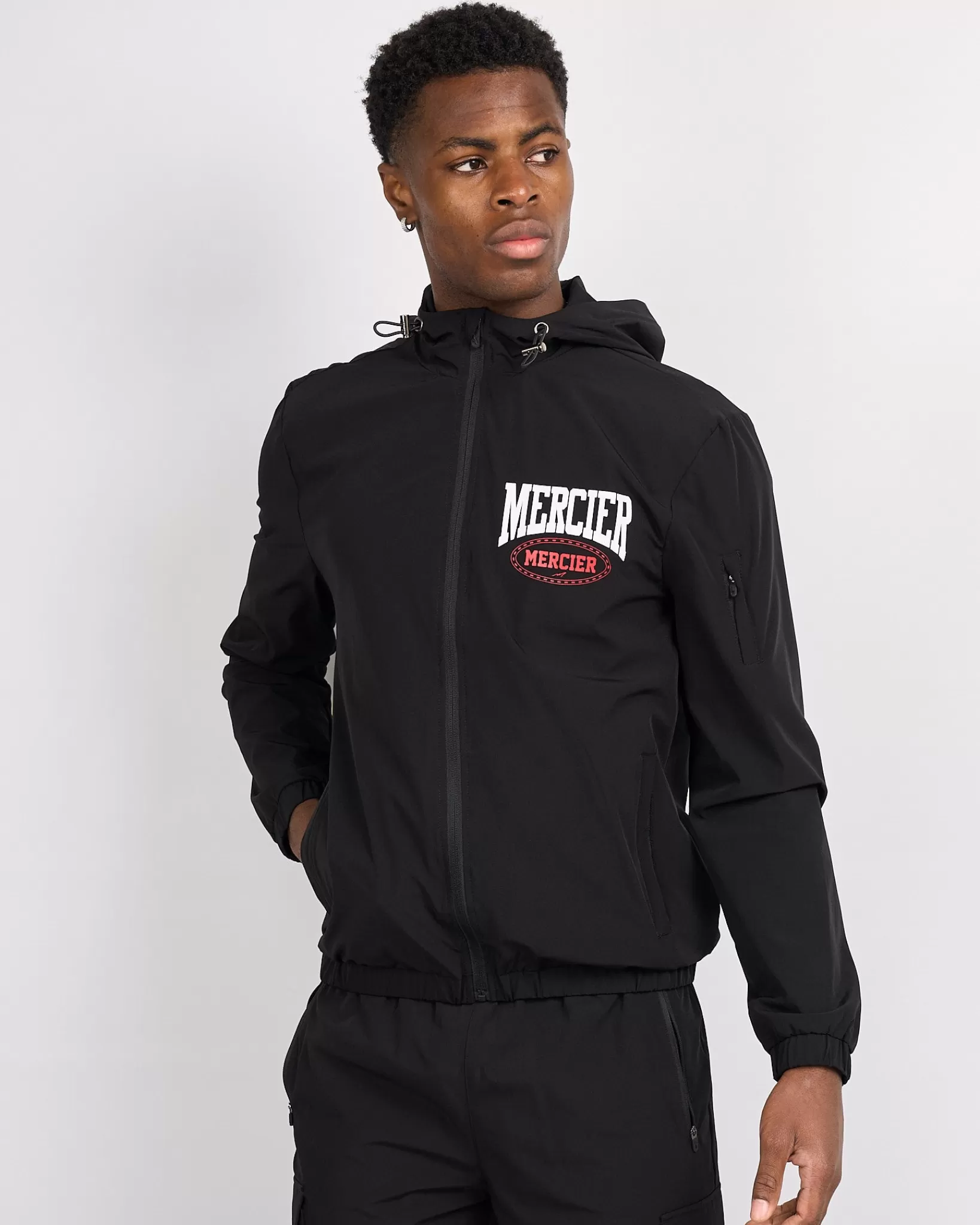 Flash Sale Mercier Black Santa Monica Windbreaker