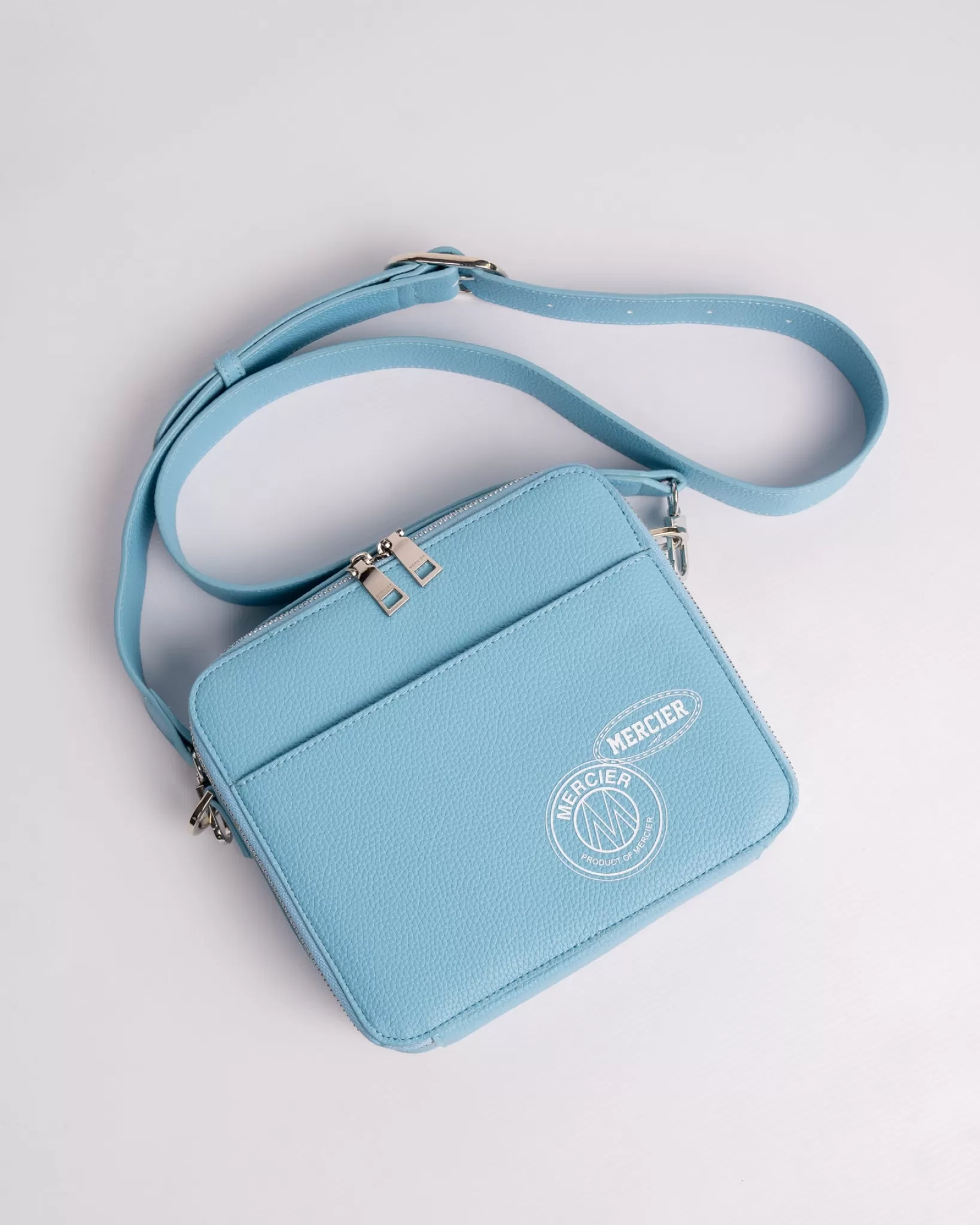 Shop Mercier Borsa a tracolla Sky Blue e distintivo-Esclusiva