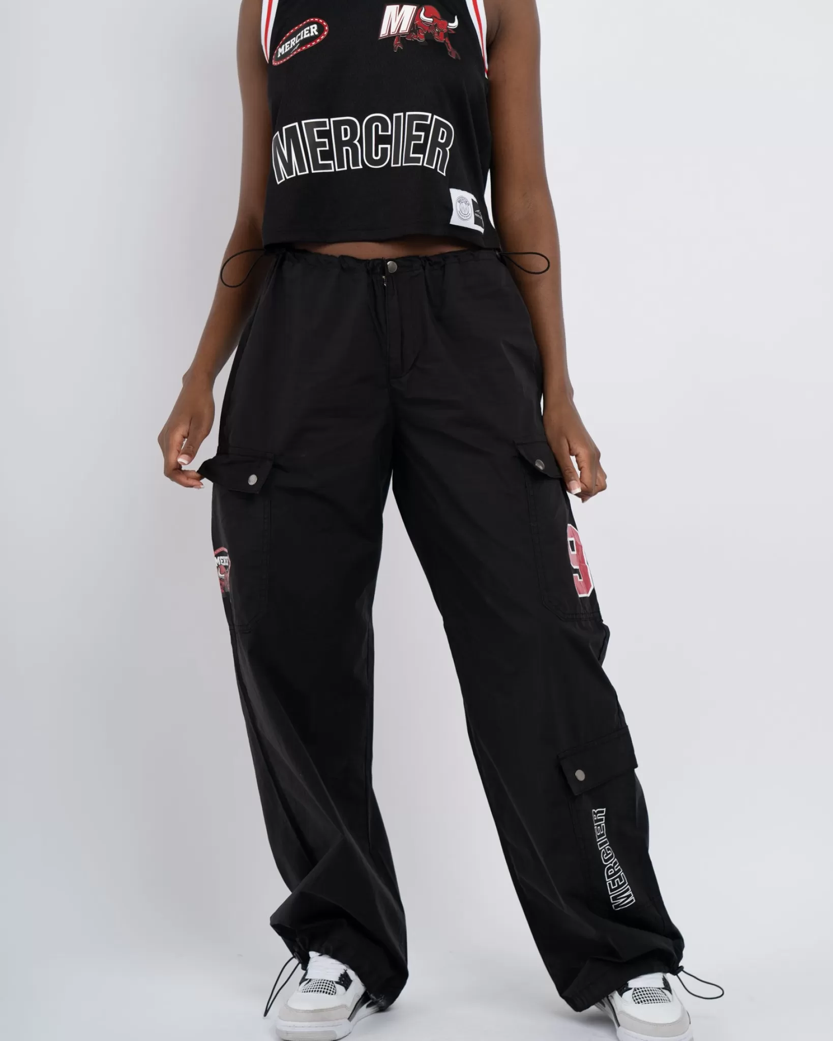 New Mercier Carti in paracadute nero Crawford da donna