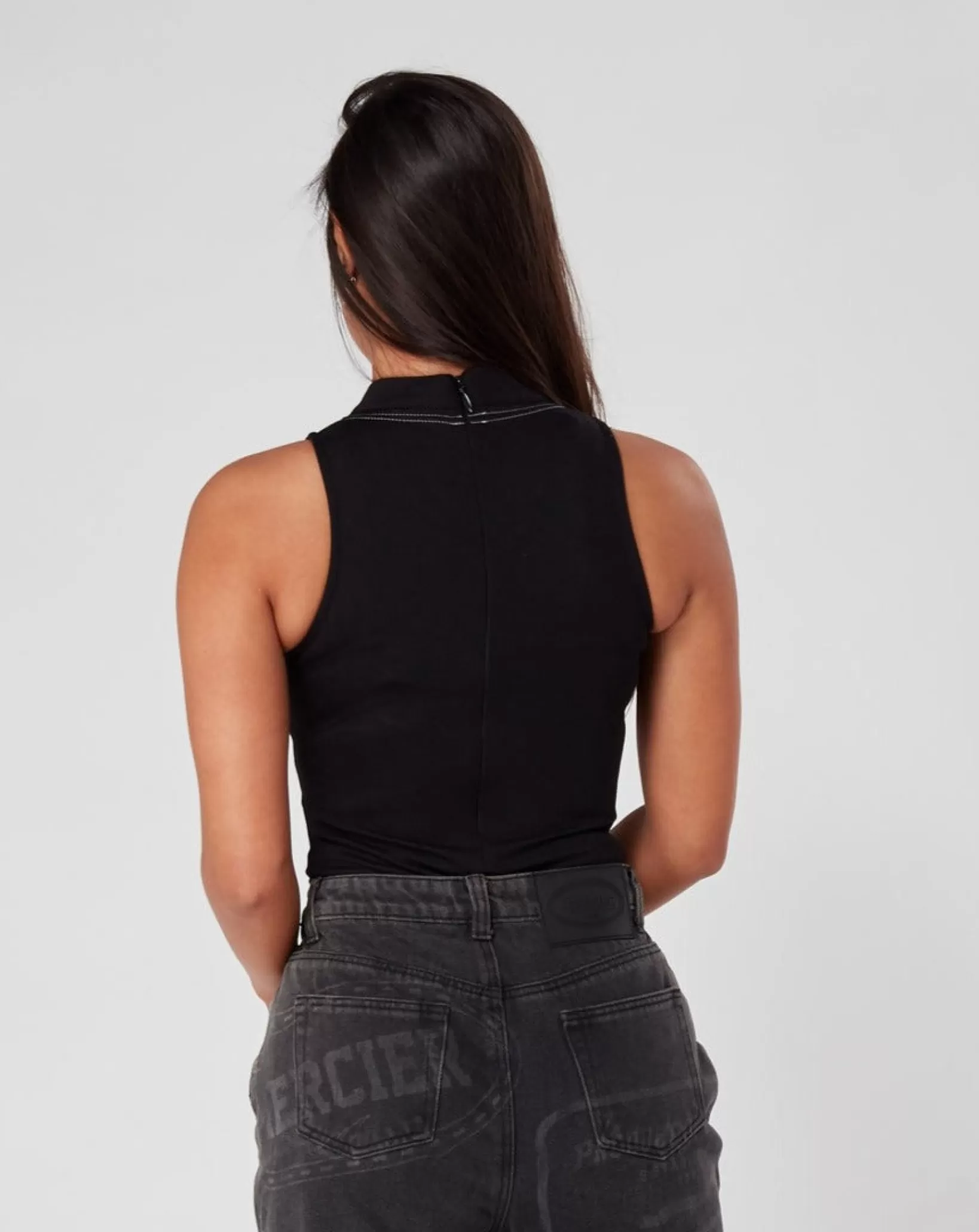 New Mercier Corpo da donna nero a casa punto