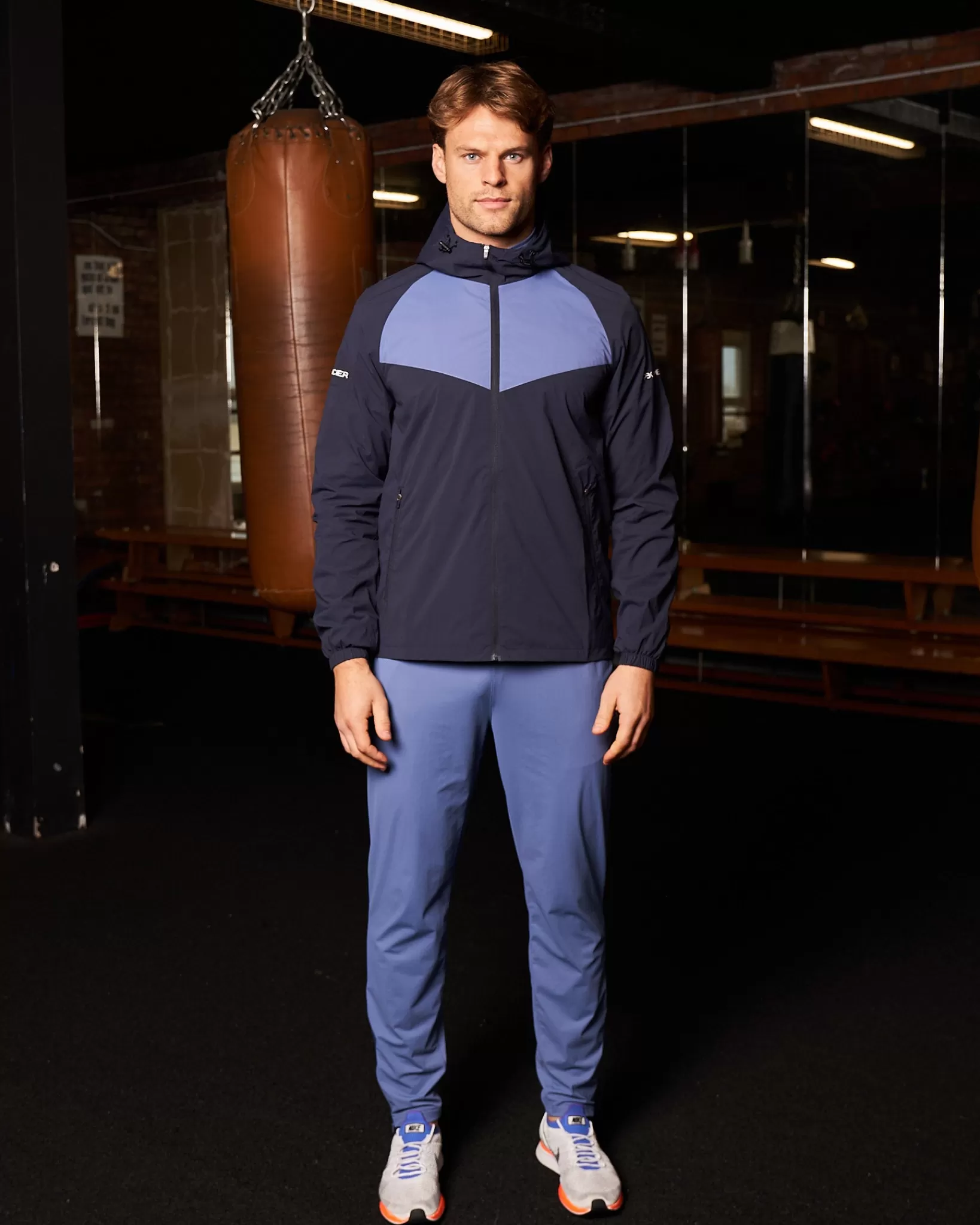 Store Mercier DBK // Performance Windbreaker Navy/Benzina
