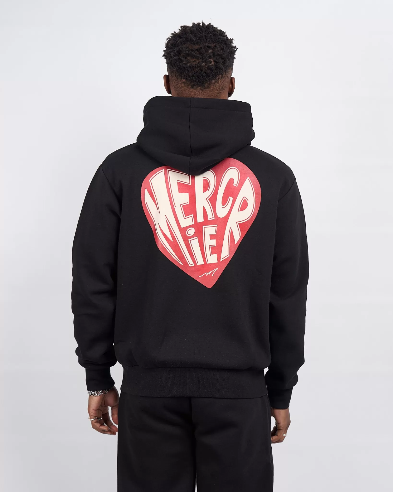 Flash Sale Mercier Felpa con cappuccio cuore nero