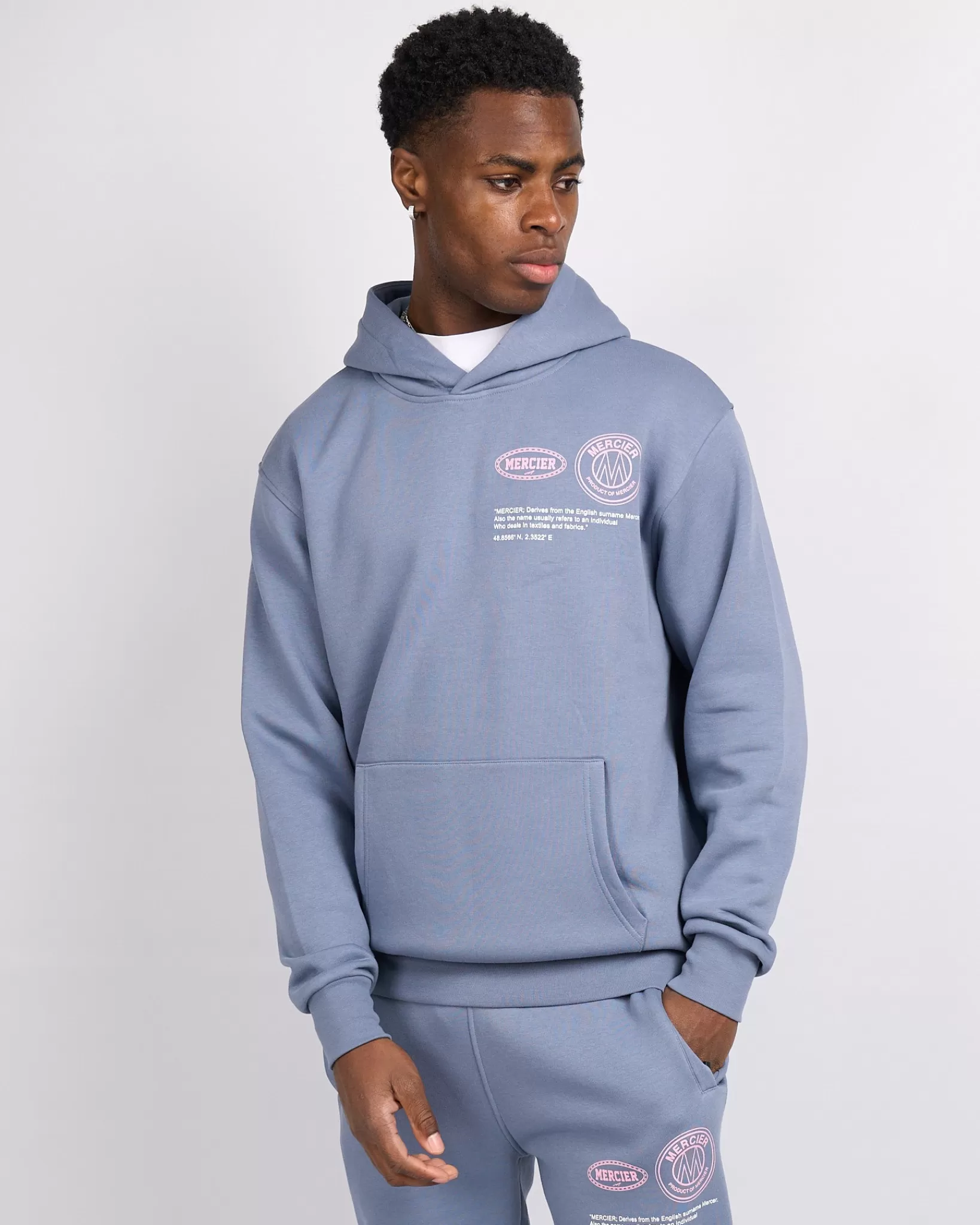 Shop Mercier Felpa con cappuccio Flint Caruso.
