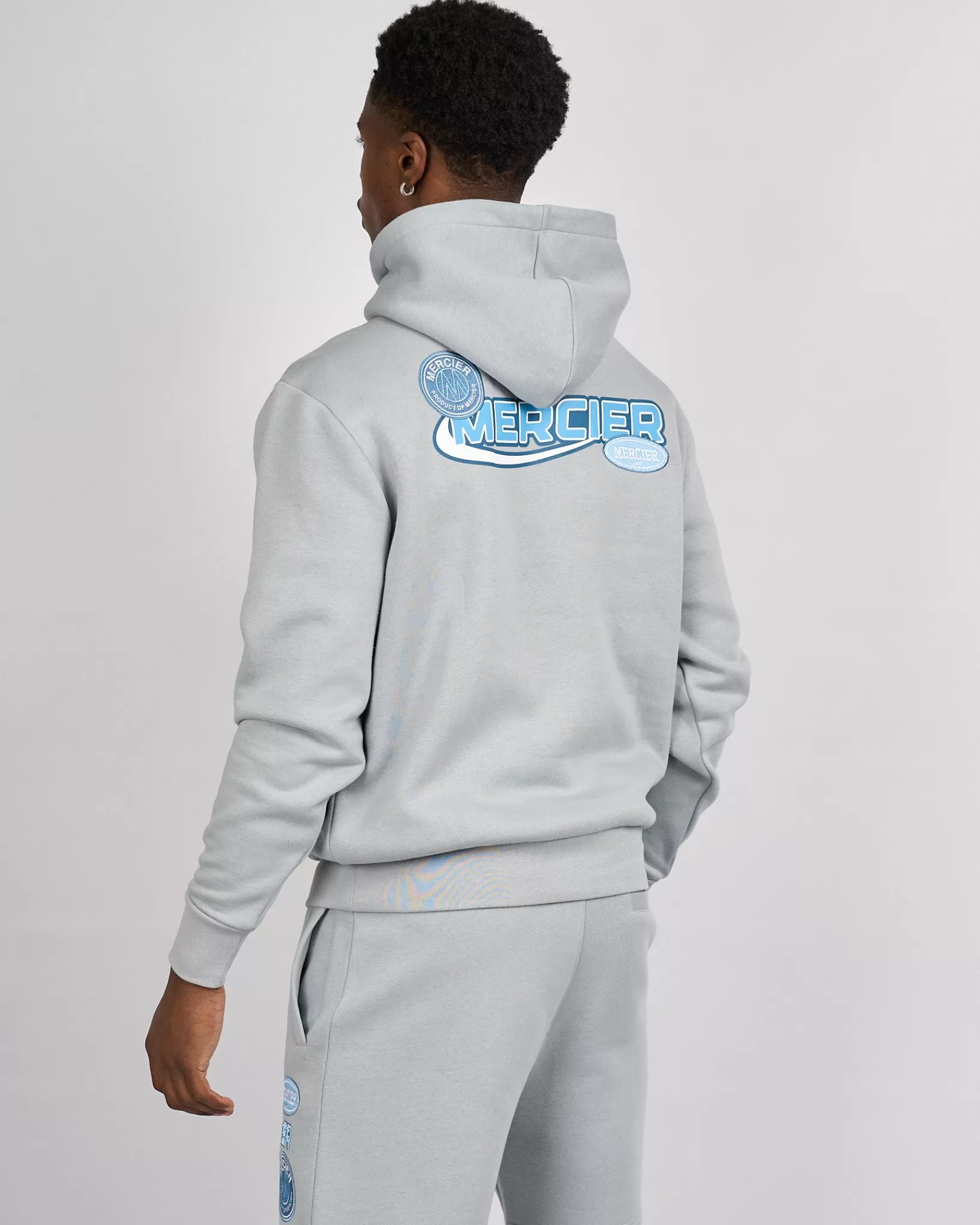 Flash Sale Mercier Felpa con cappuccio Smoke Blue Racer