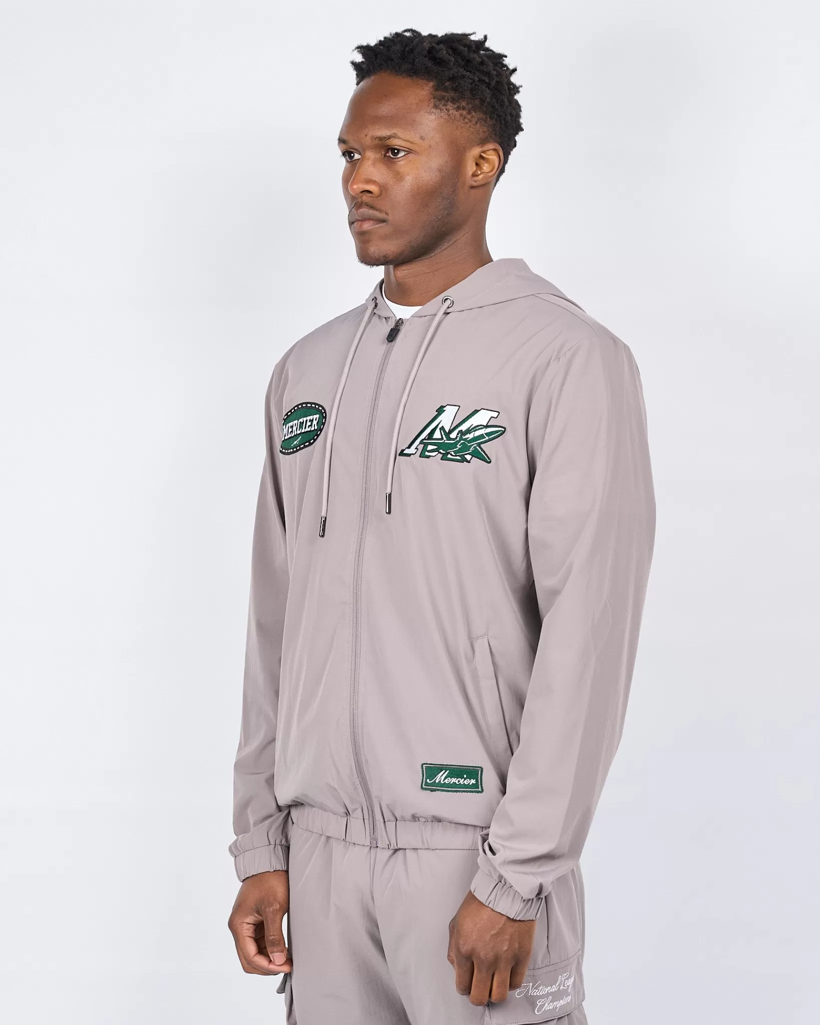 Flash Sale Mercier Giacca a vento in acciaio verde impero