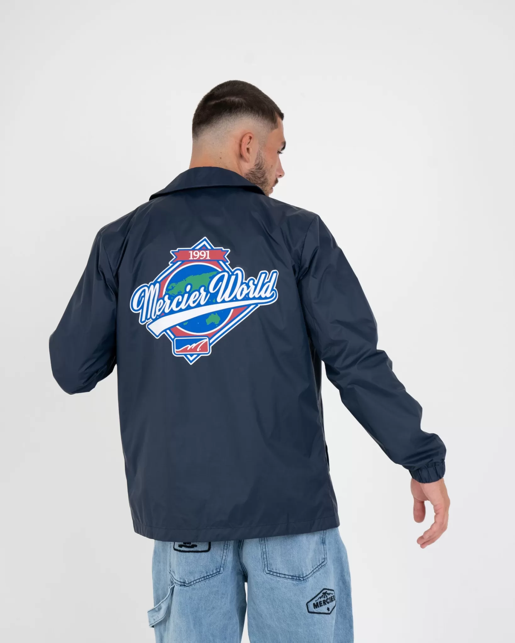 Clearance Mercier Giacca Navy World Coach