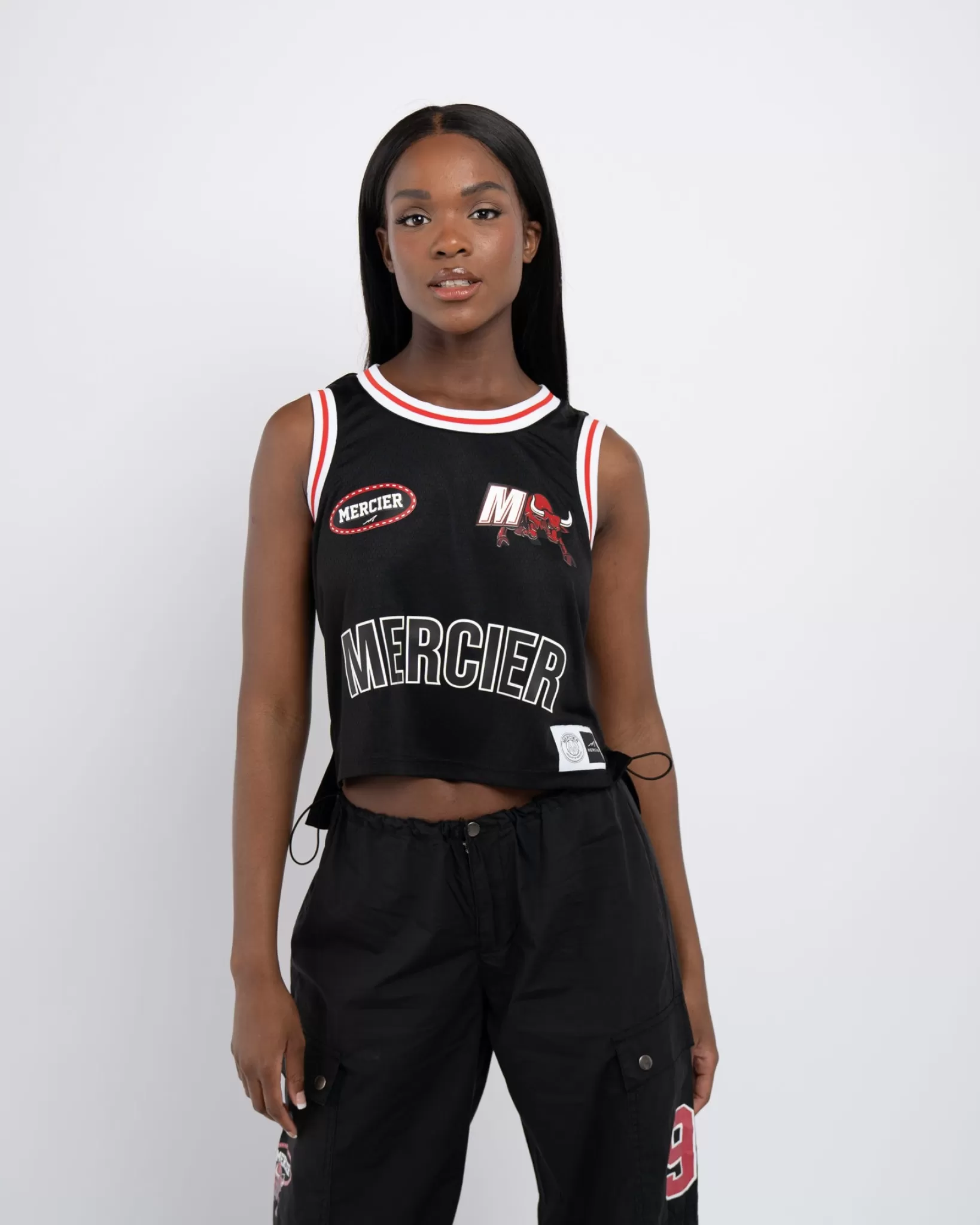 Shop Mercier Gilet da basket nero Crawford da donna