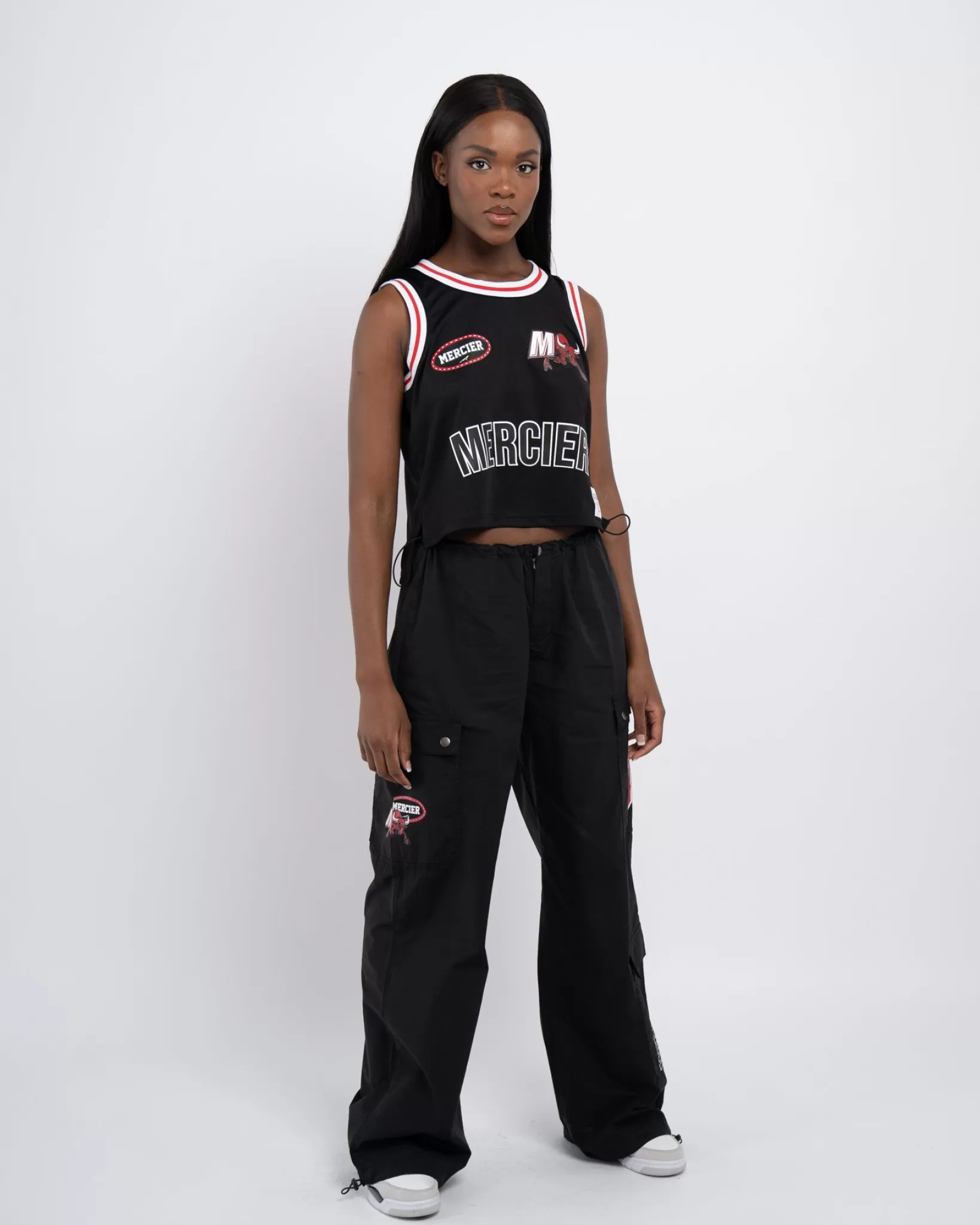 Shop Mercier Gilet da basket nero Crawford da donna