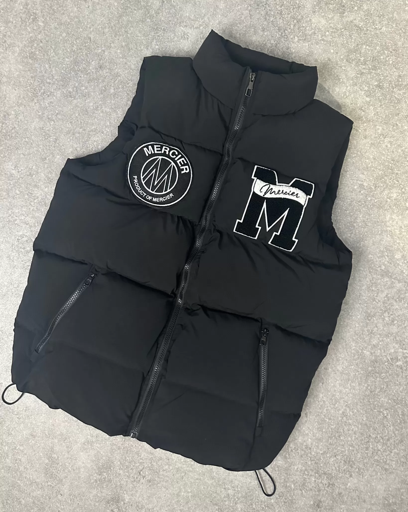 Sale Mercier Gilet nero del distintivo dell'Accademia