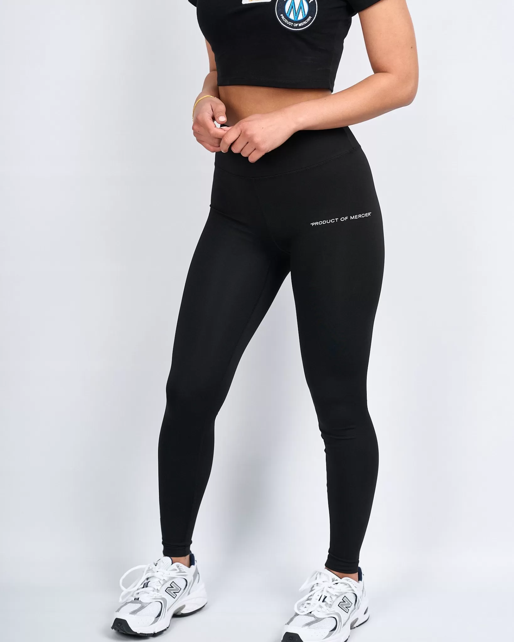 Fashion Mercier Leggings da donna nero 2.0