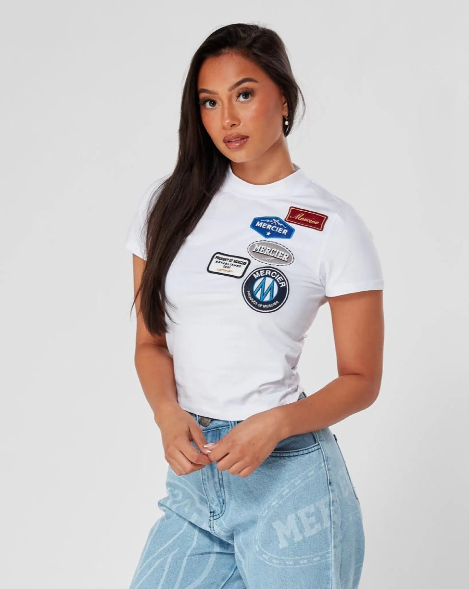 Best Sale Mercier Maglietta con badge OG bianco da donna