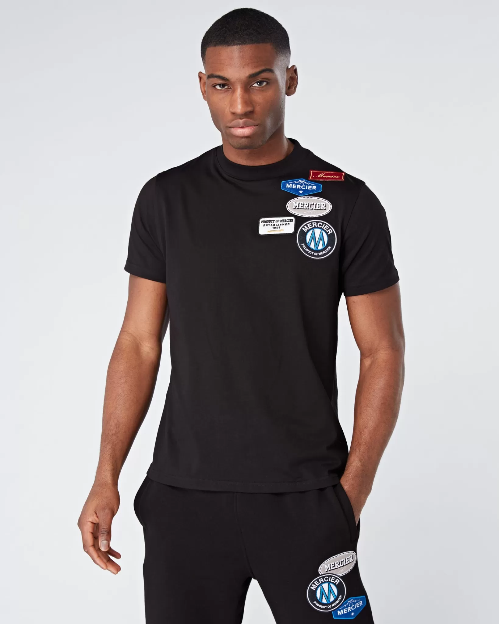 Flash Sale Mercier Nero E Distintivo Tsirt