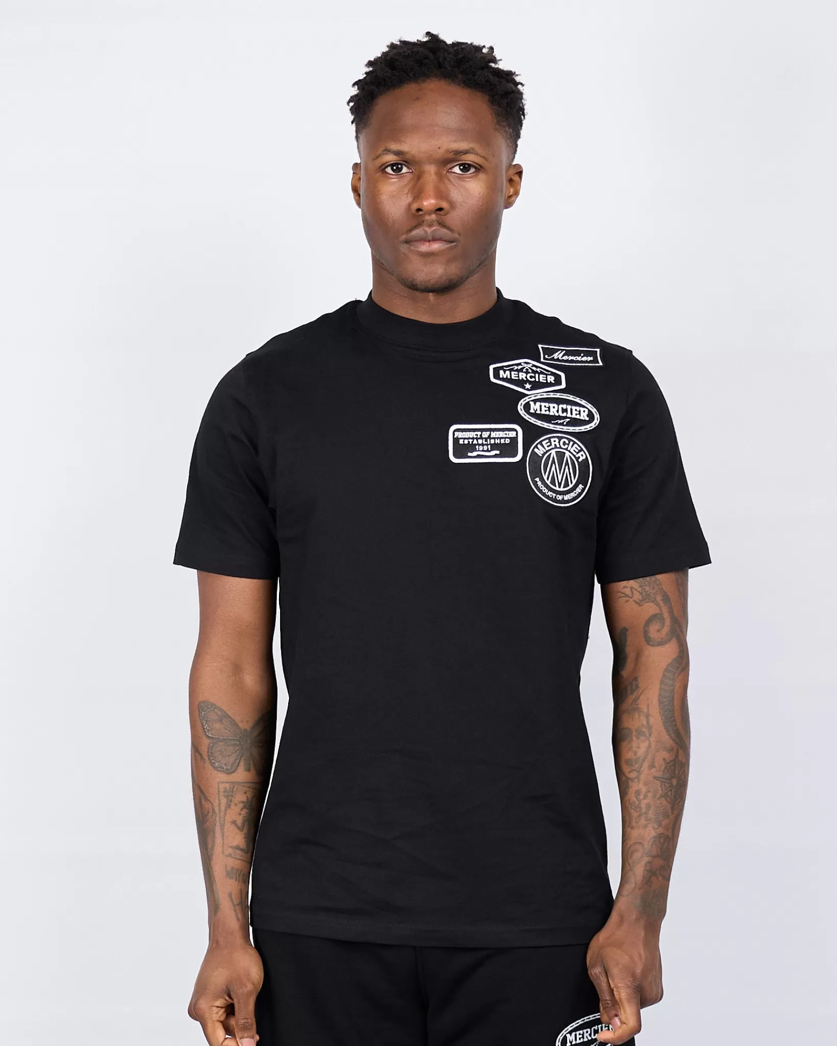 Flash Sale Mercier Mono distintivo nero Tshirt
