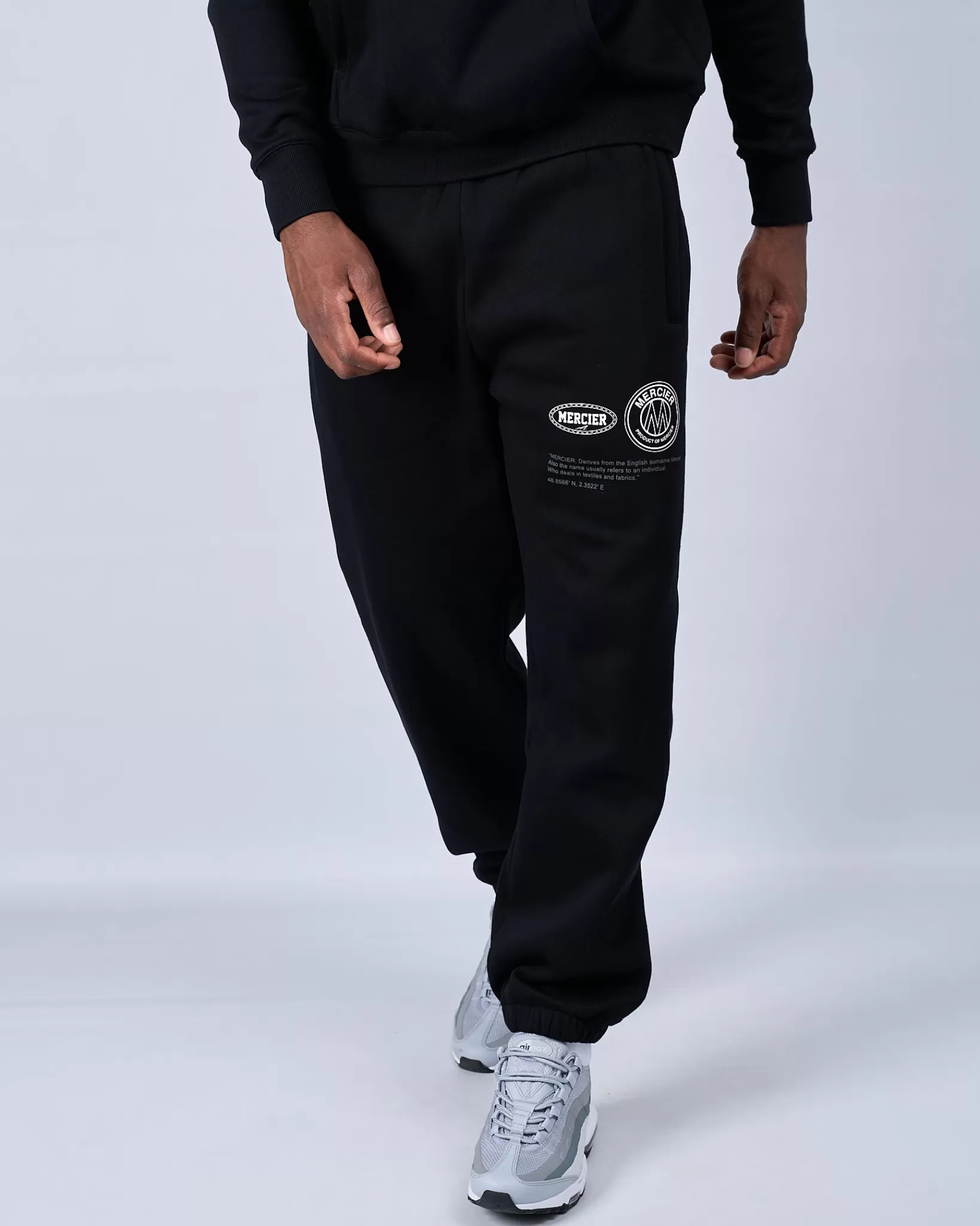 Shop Mercier Nero Grigio Caruso Jogging