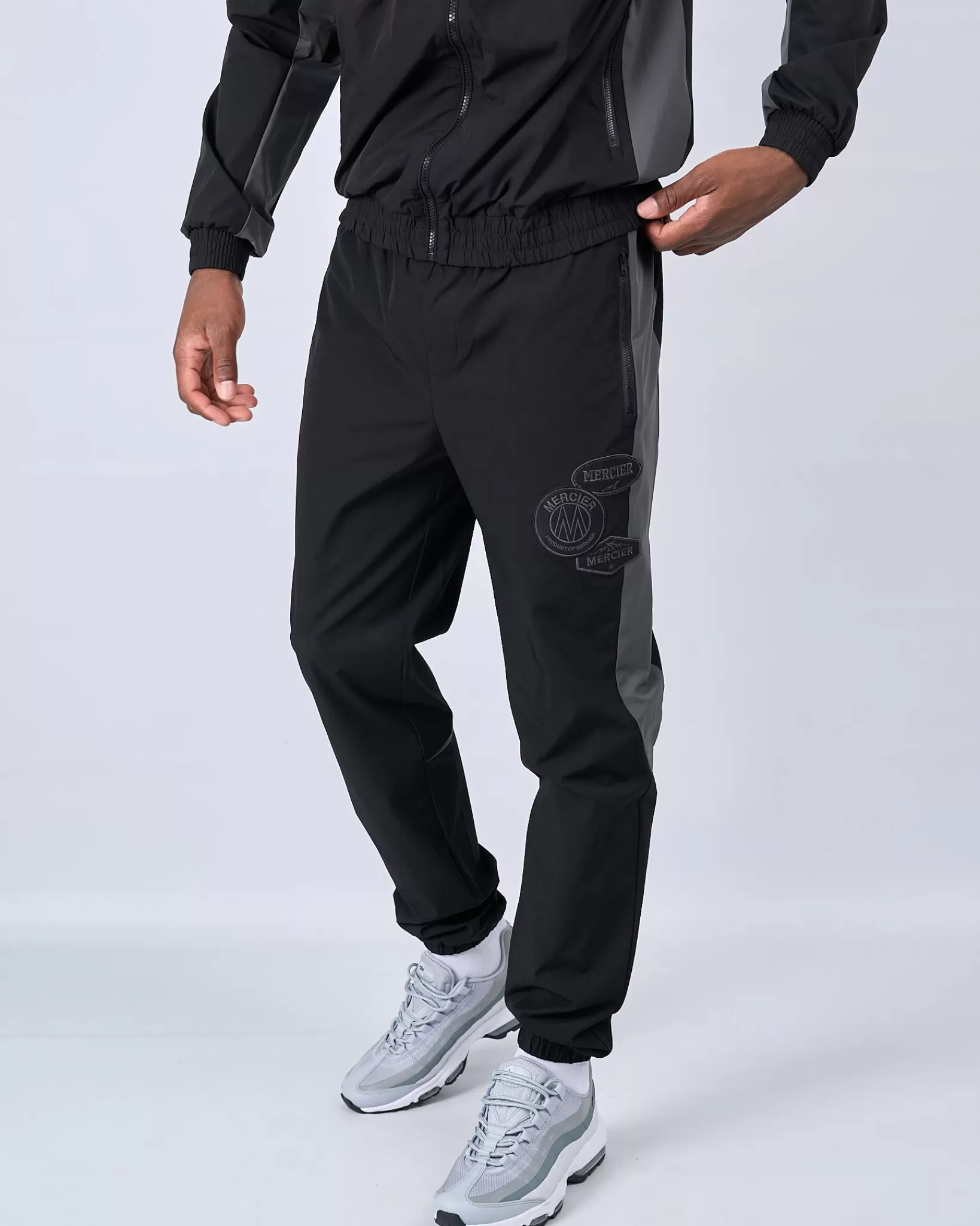 Store Mercier Pantaloni a contrasto di carbone nero