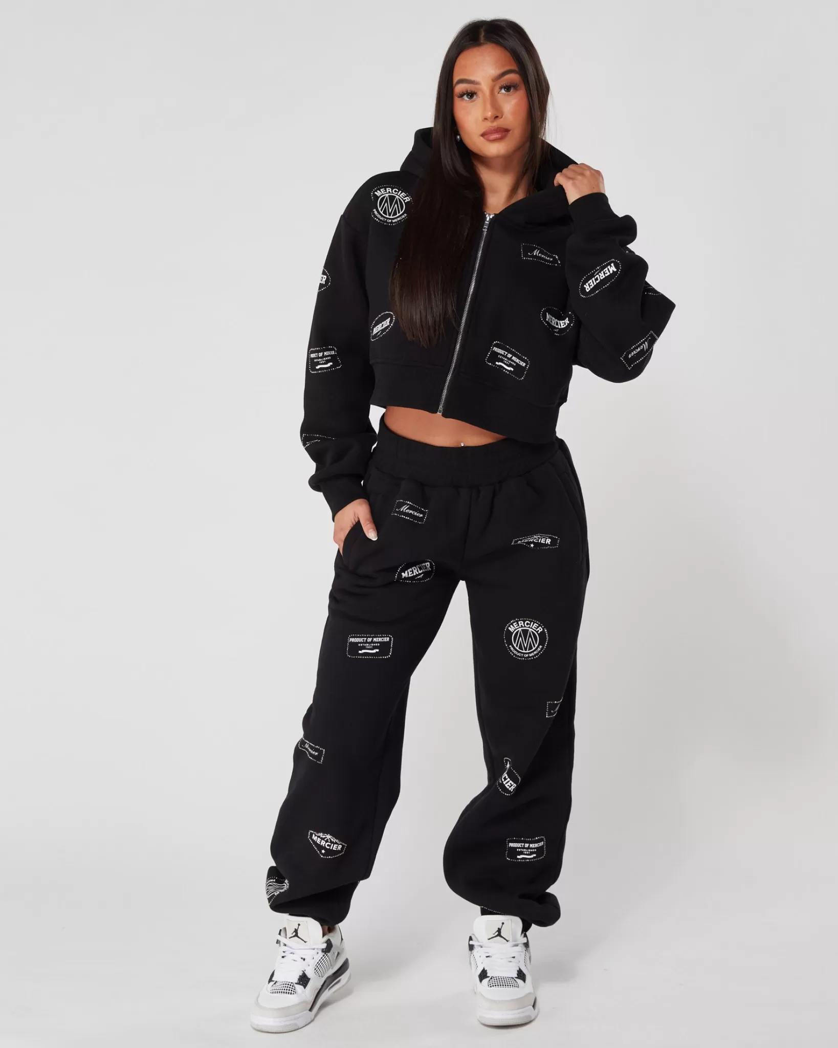 Store Mercier Pantaloni badge da donna con diamanti neri