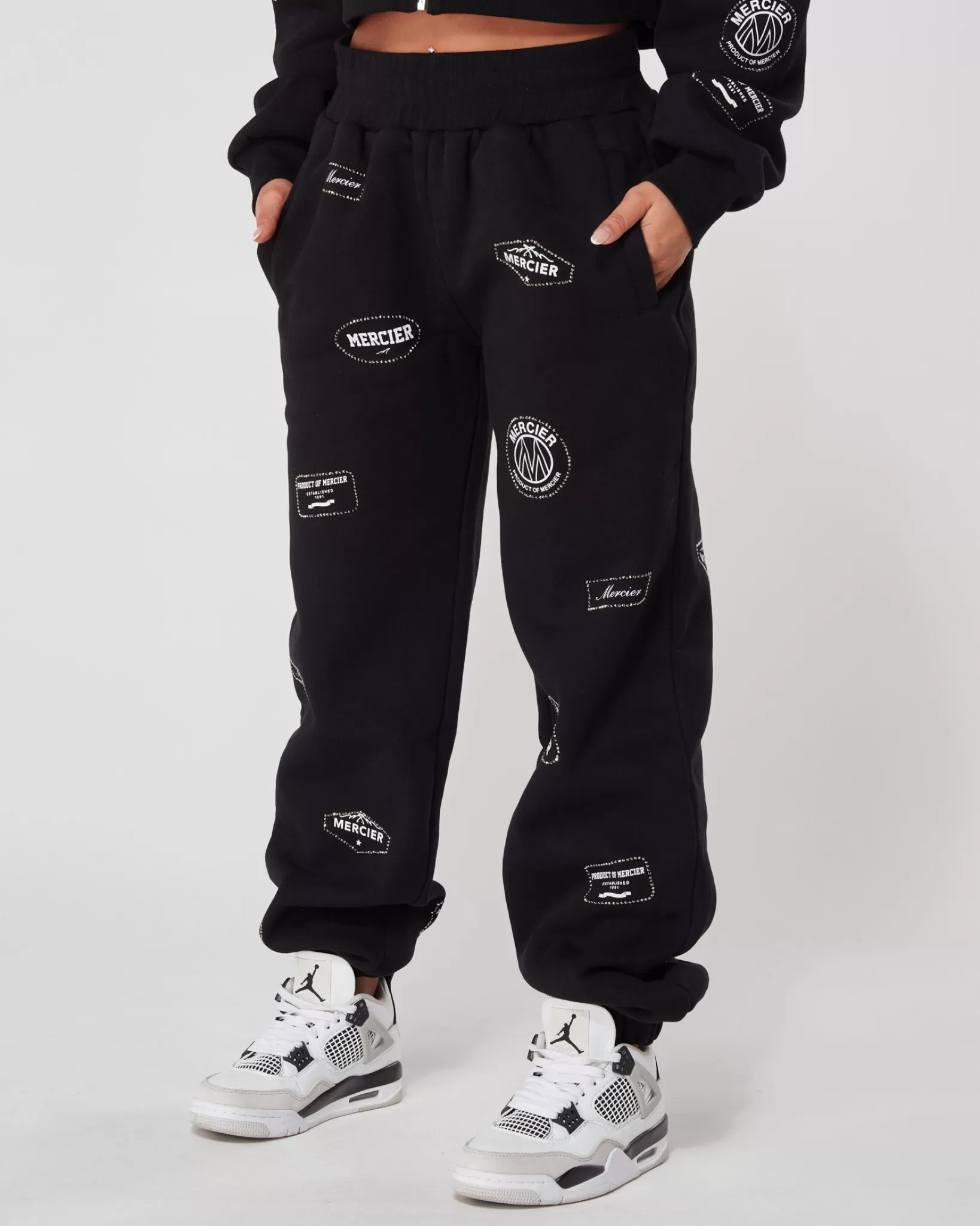 Store Mercier Pantaloni badge da donna con diamanti neri