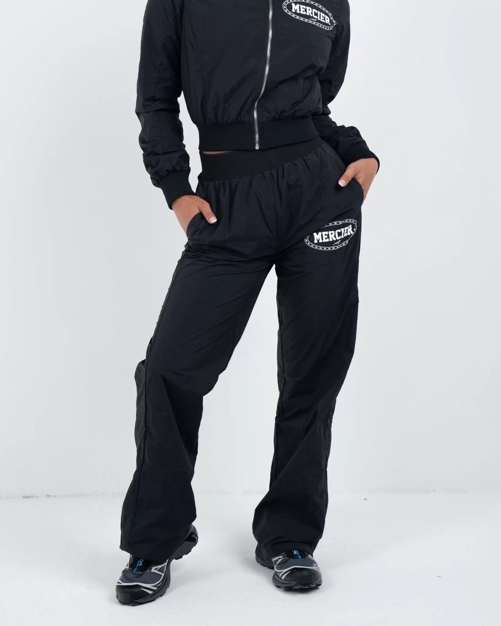 Best Sale Mercier Pantaloni da casa neri da donna