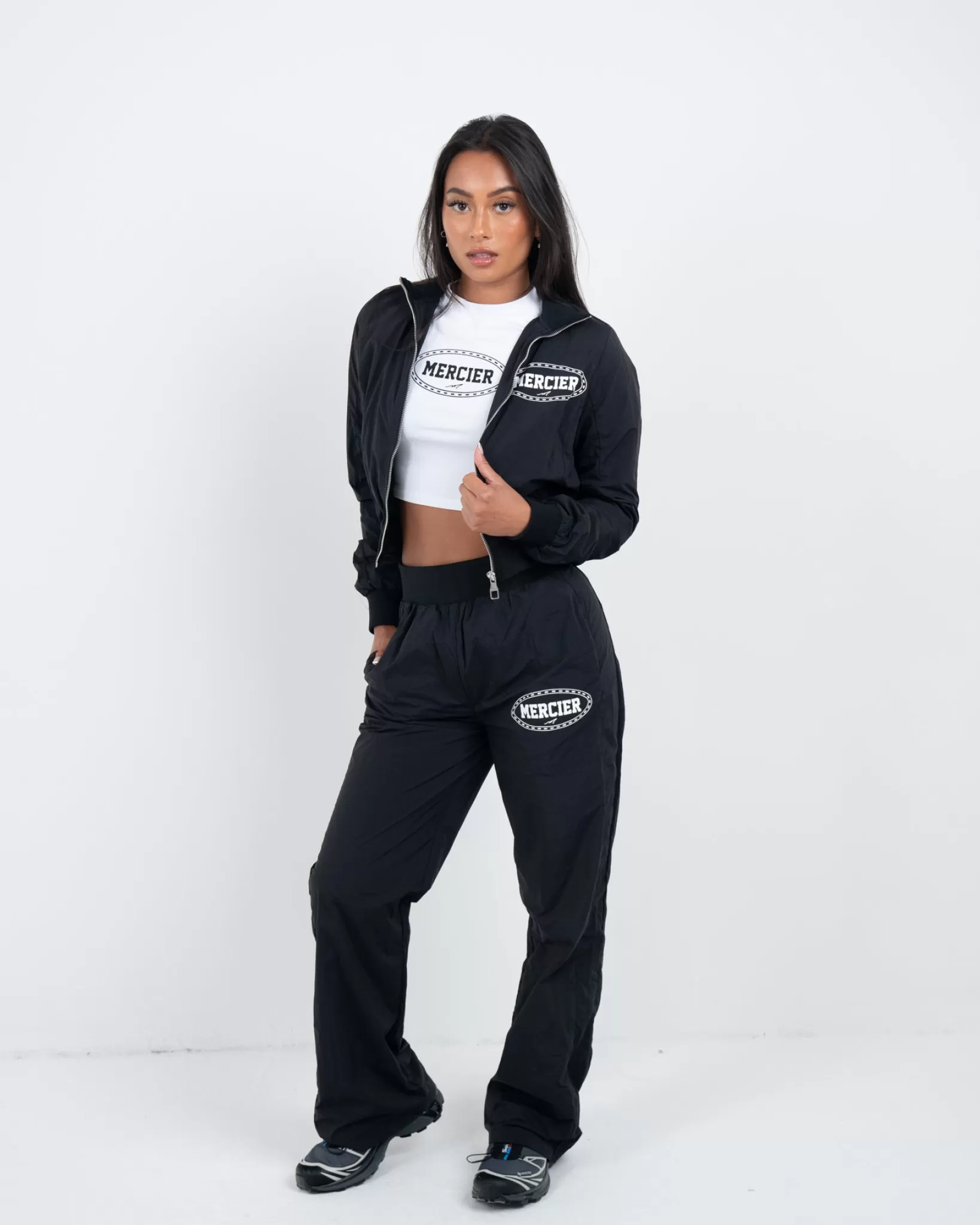 Best Sale Mercier Pantaloni da casa neri da donna