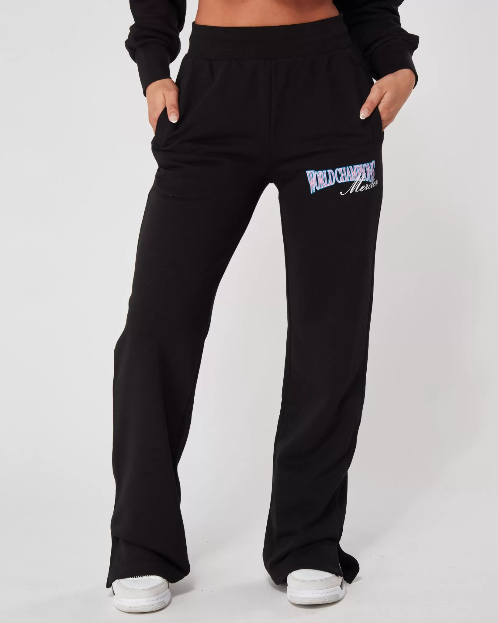 Hot Mercier Pantaloni da donna neri campioni del mondo
