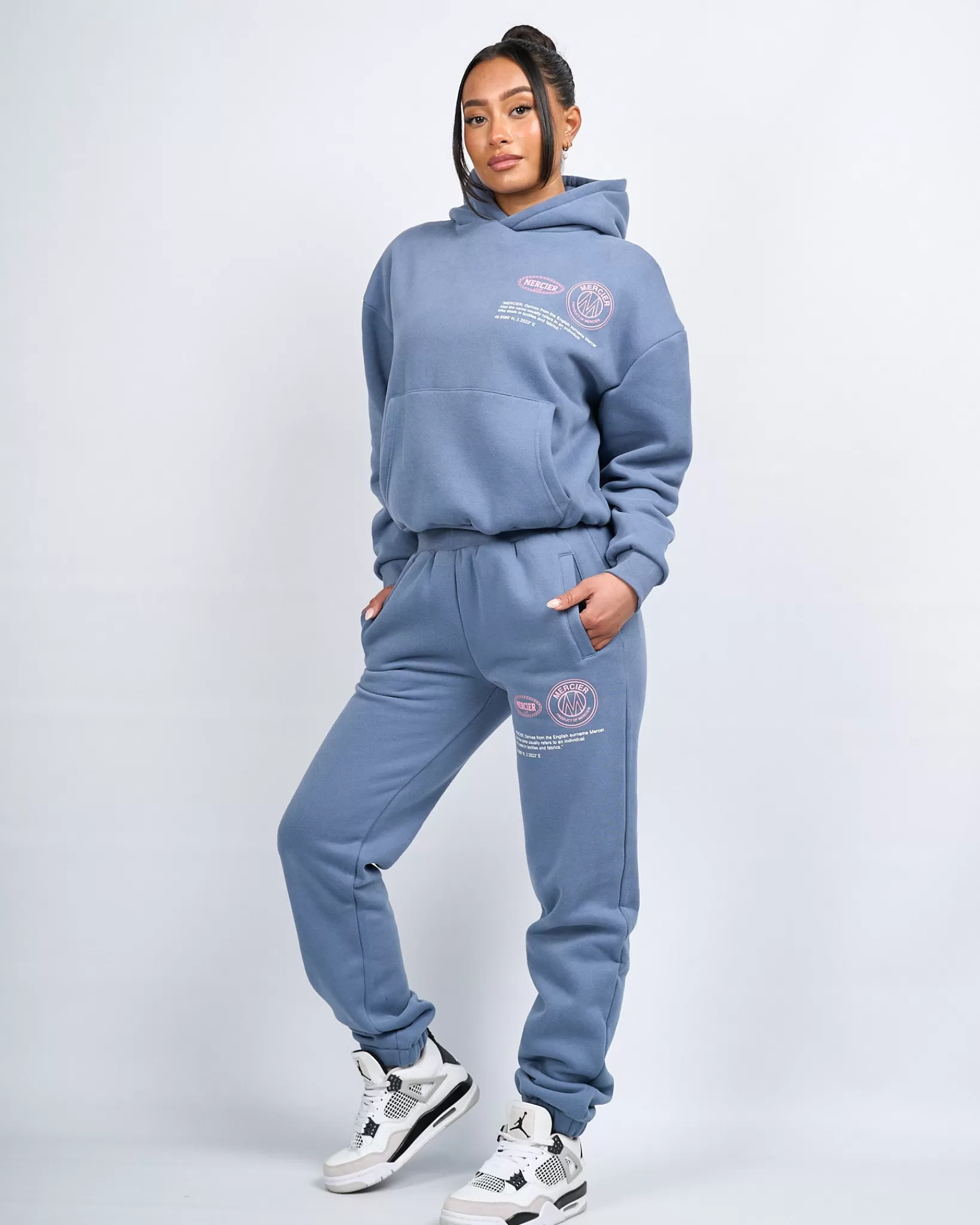 Store Mercier Pantaloni da jogging donna Moonlight Blue Caruso