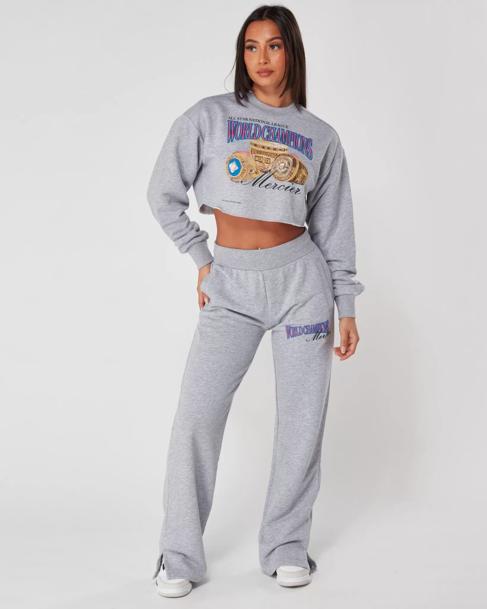 Hot Mercier Pantaloni da jogging Marl Champions,