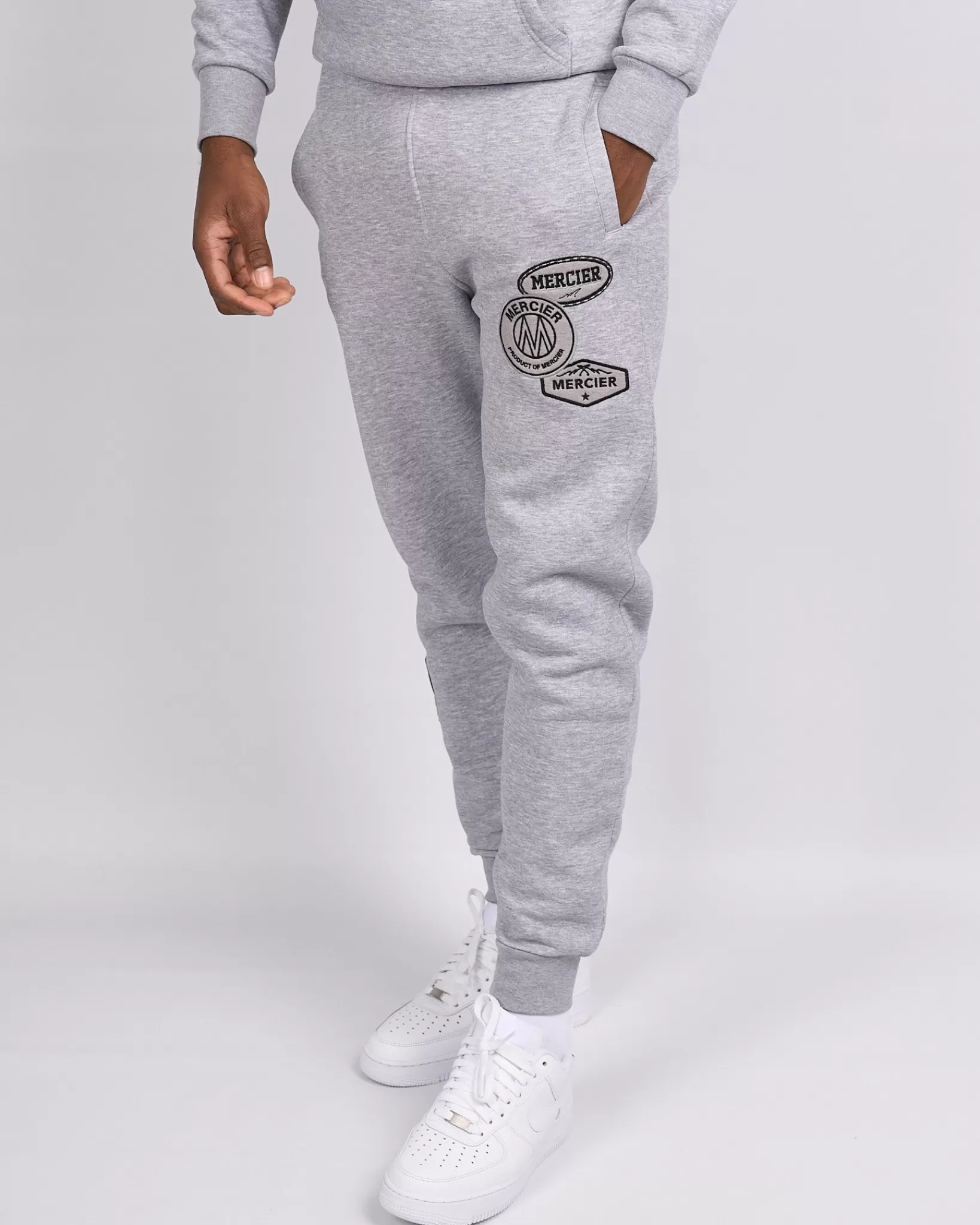 Flash Sale Mercier Pantaloni OG in misto marl grigio