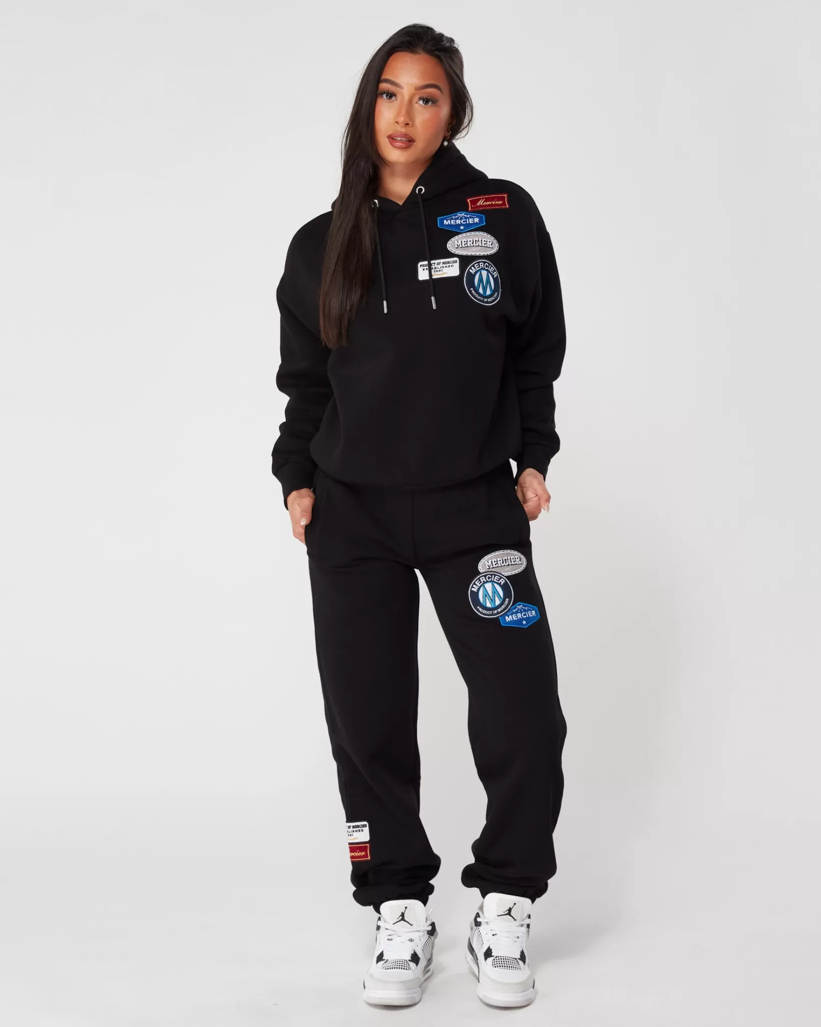 Online Mercier Pantaloni per badge OG neri da donna