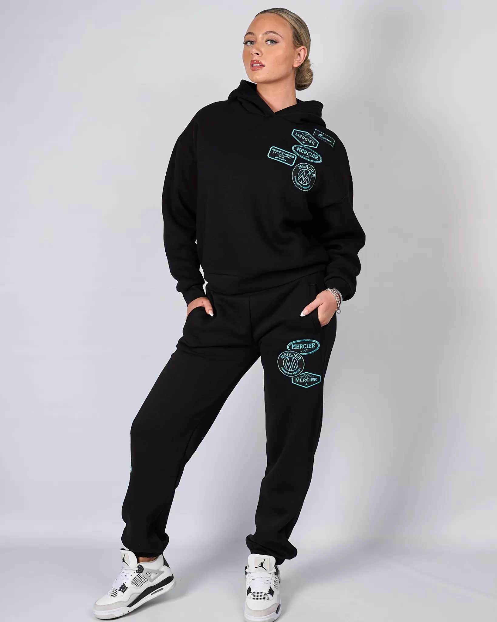 Online Mercier Pantaloni per badge Tiffany OG neri da donna