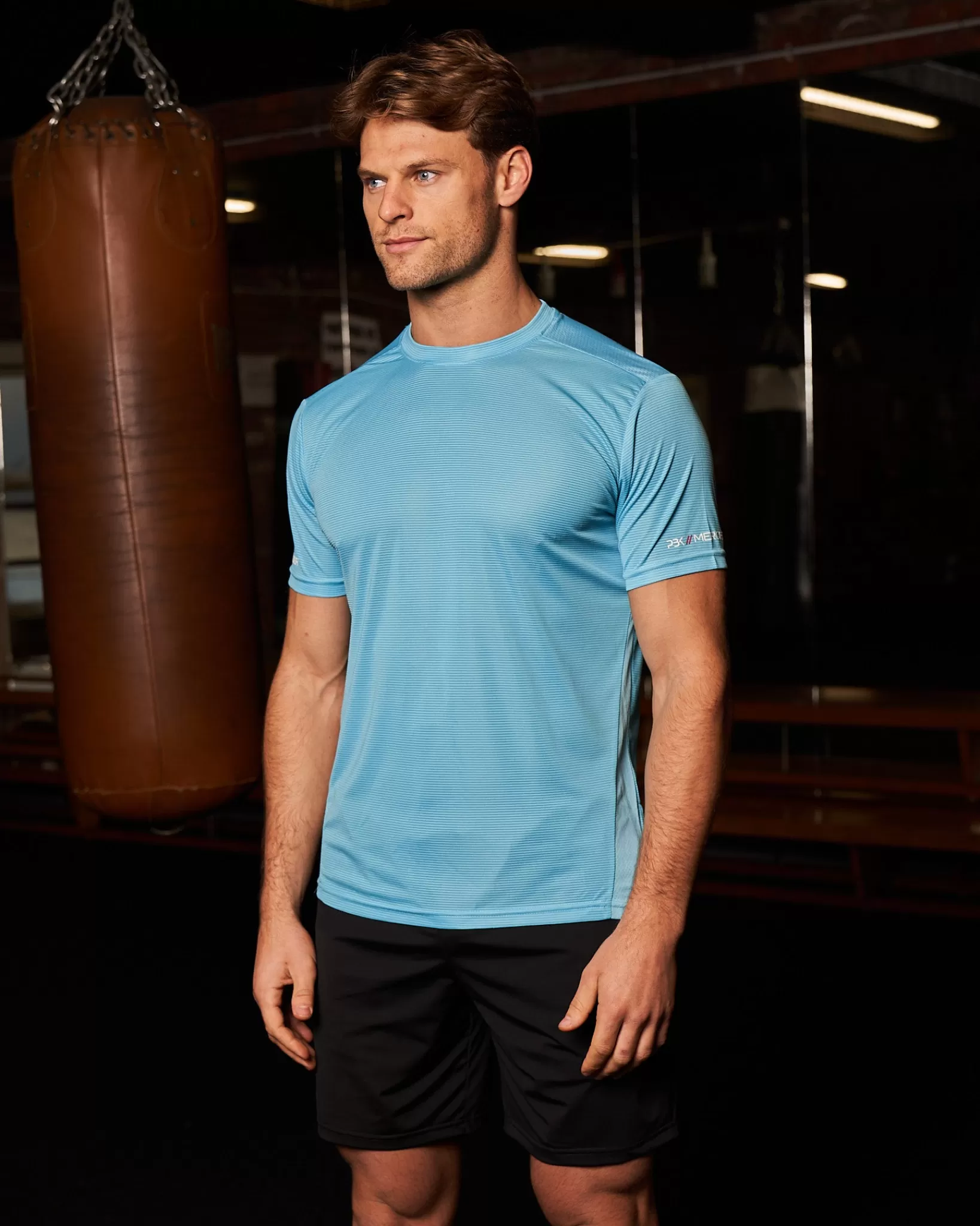 Outlet Mercier PBK // Performance Tshirt Blu Luminoso