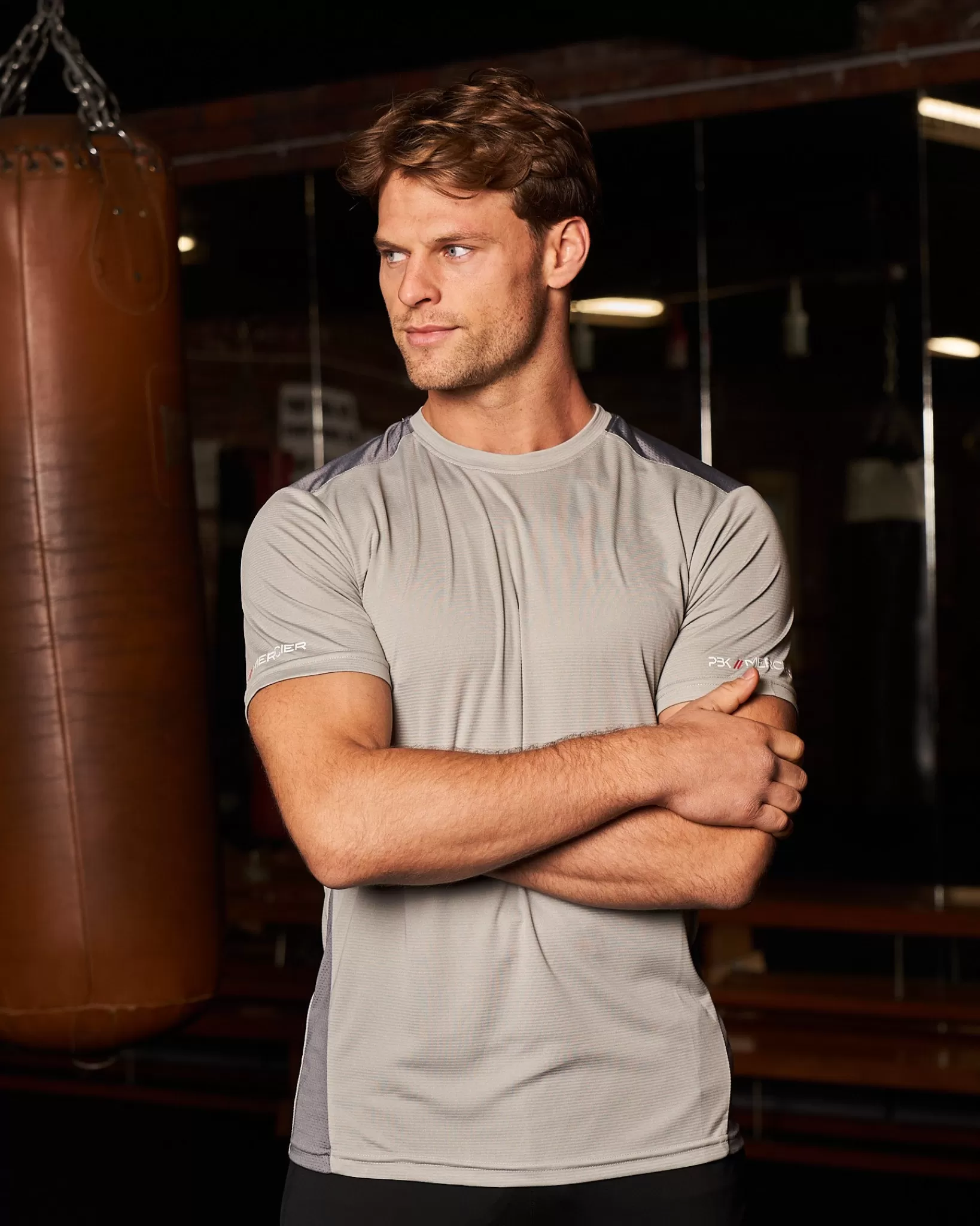 Sale Mercier PBK // Performance Tshirt grigia