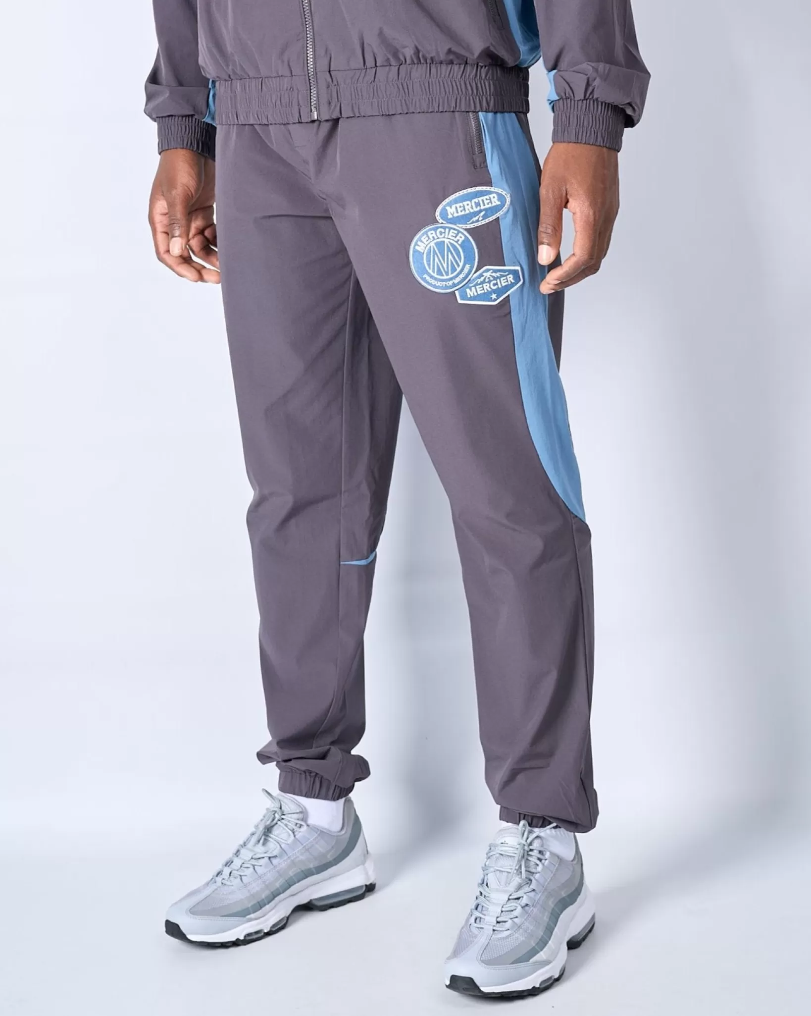 Discount Mercier Slate Flint Contrast Badge Pant