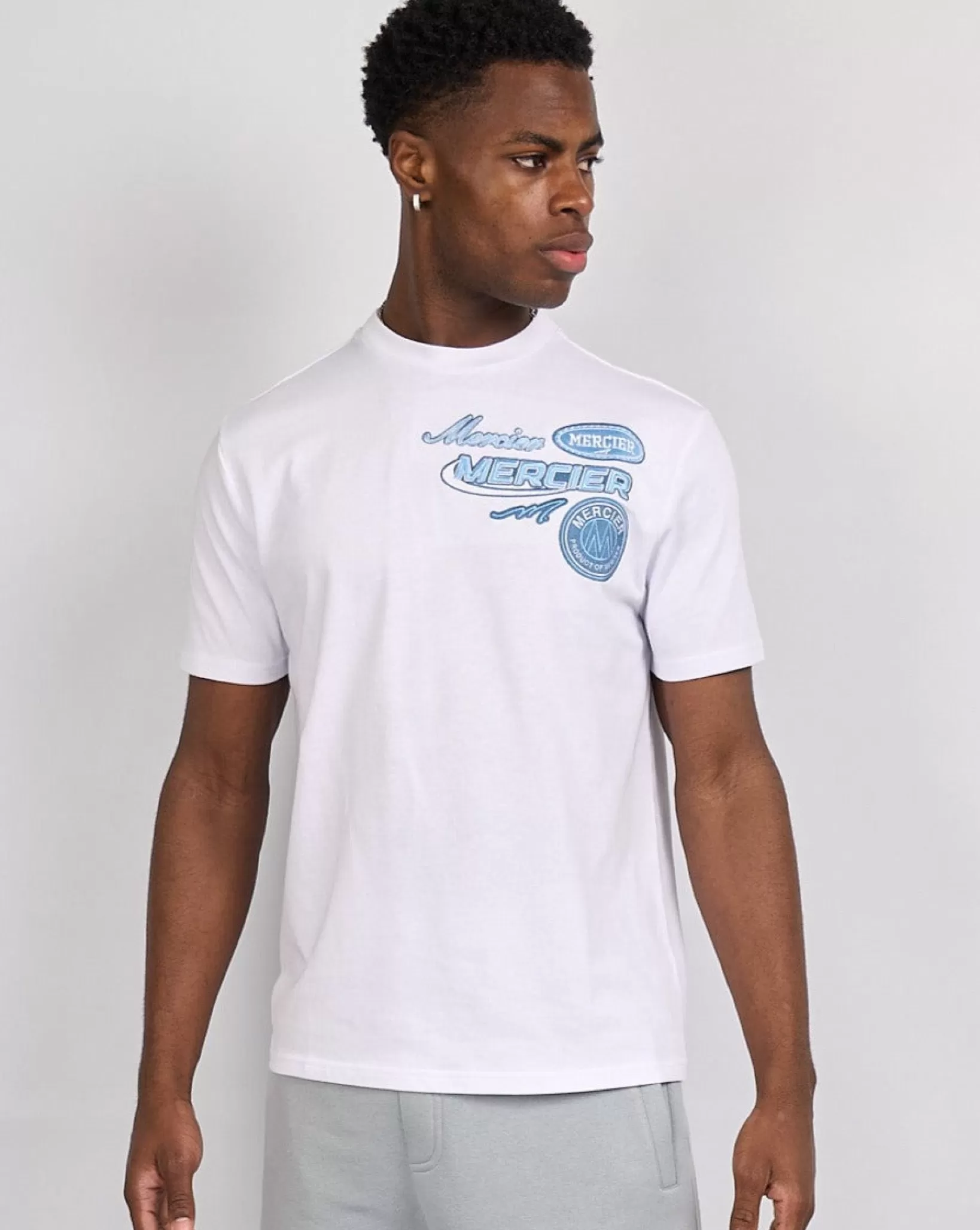 Store Mercier Tshirt Racer blu bianco