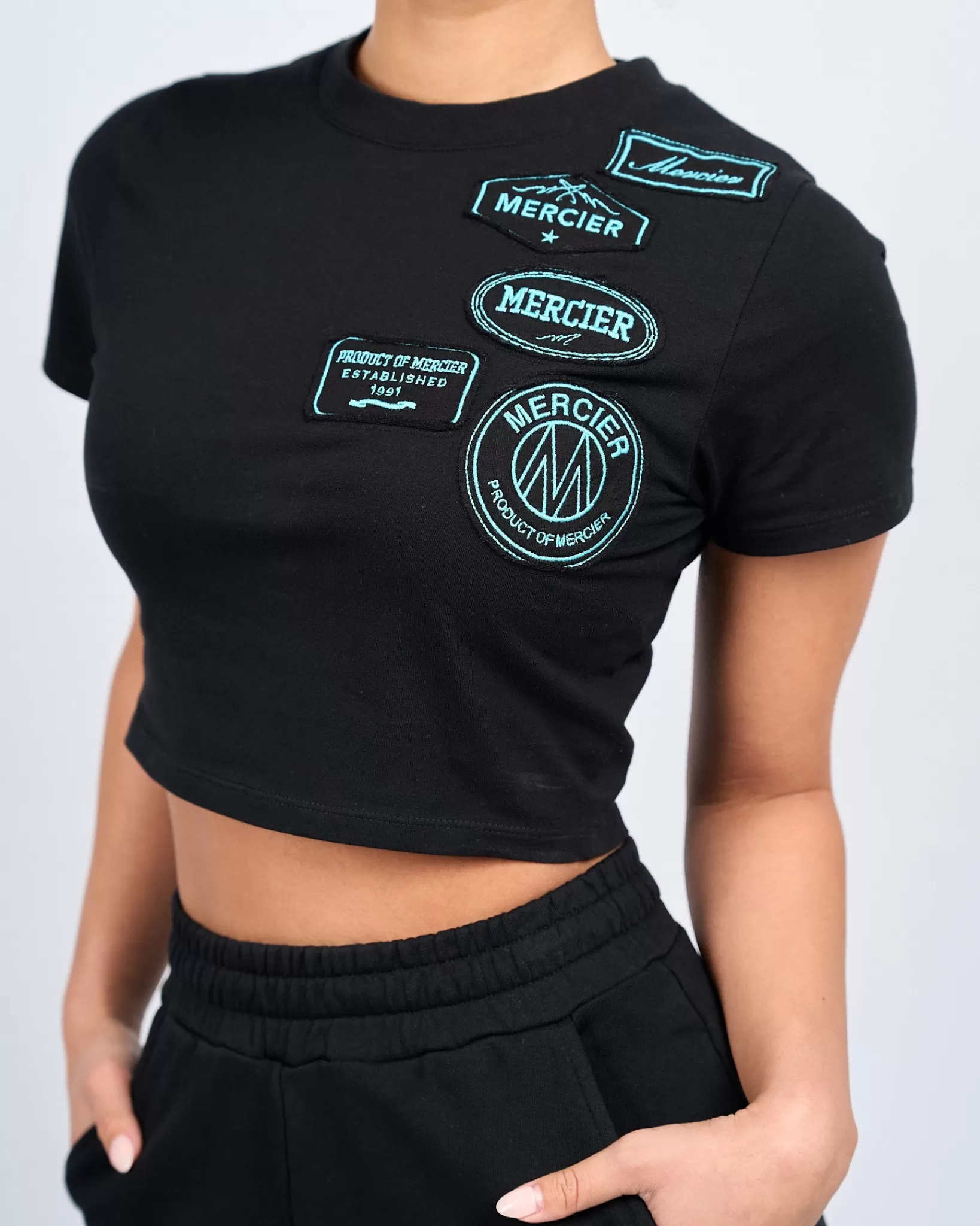Cheap Mercier Tshirt nera da donna,