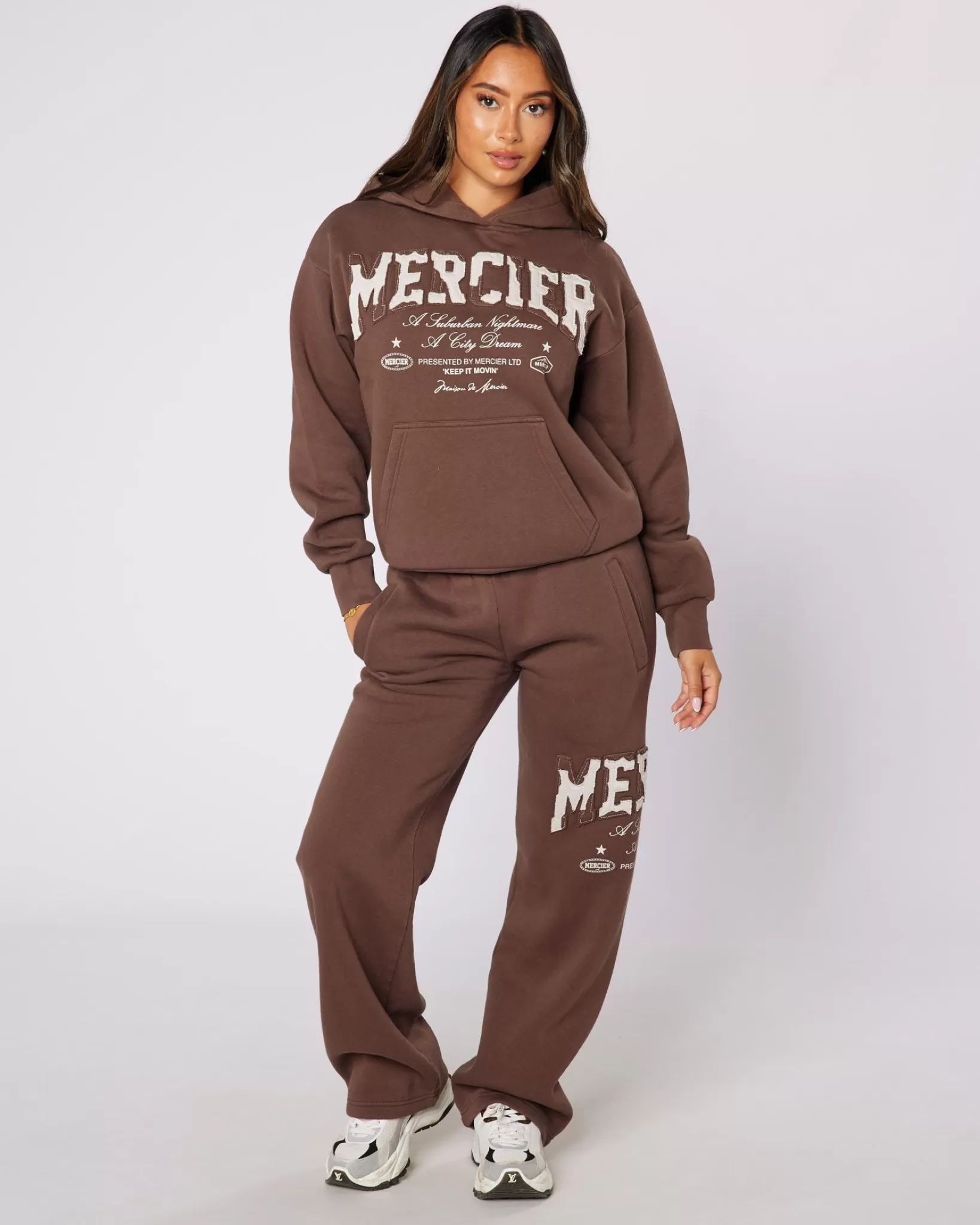 Sale Mercier Womens Brown City Dreams Joggers